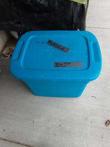 Photo of LARGE BLUE CONTAINER, GOOD CONDITION - 1