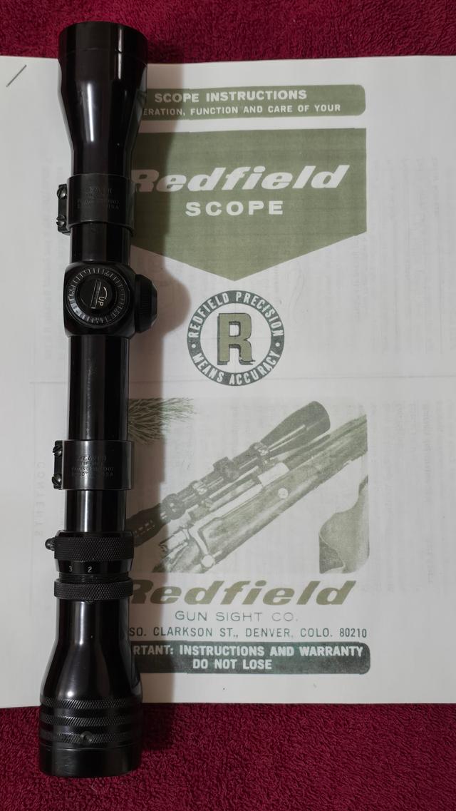 Photo of REDFIELD USA 2-7X  WIDESCREEN VINTAGE RIFLE SCOPE