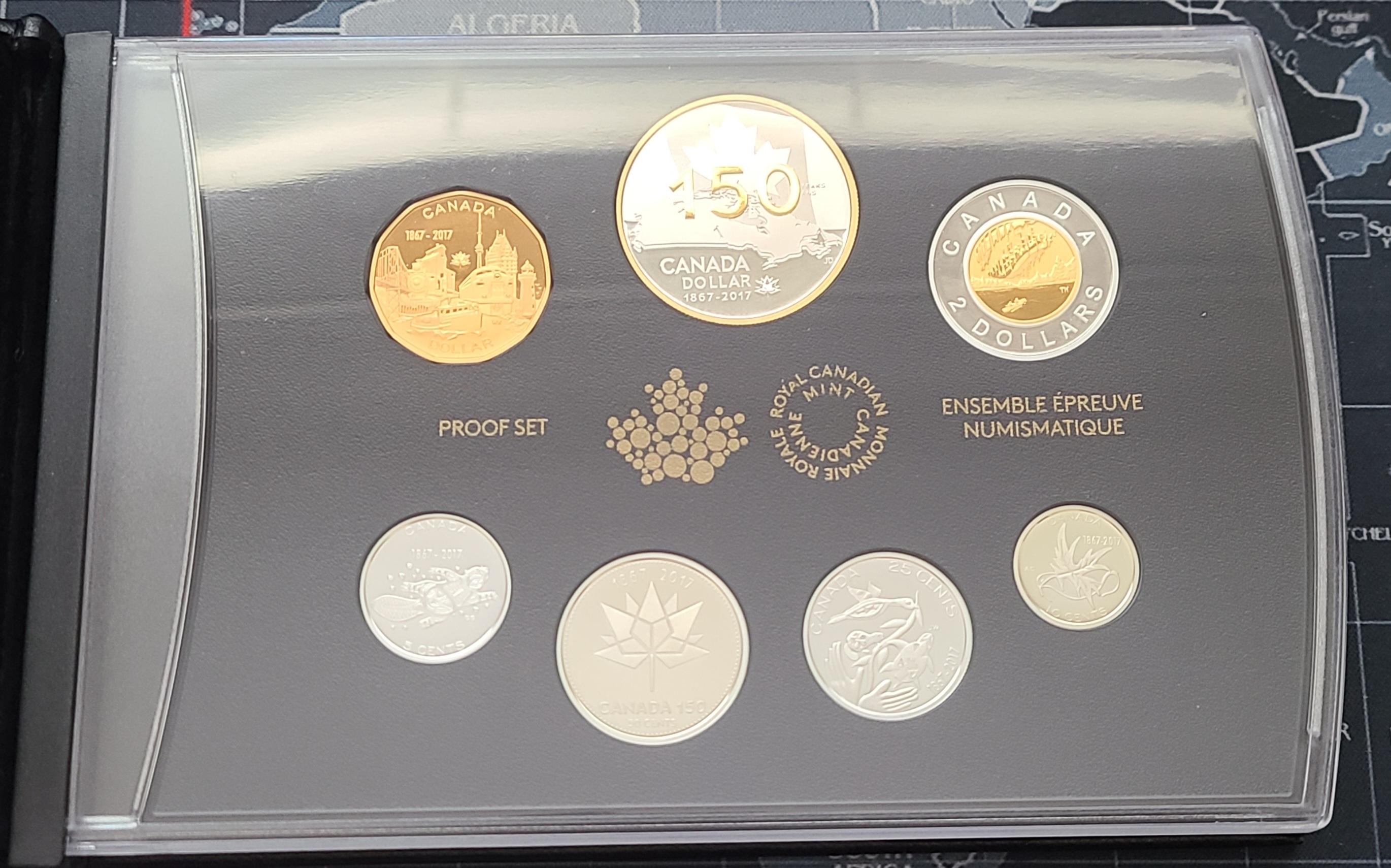 Photo of 2017 Canada Fine Silver Proof Set 99.99% 150th Special Edition "Our Home and Native Land"