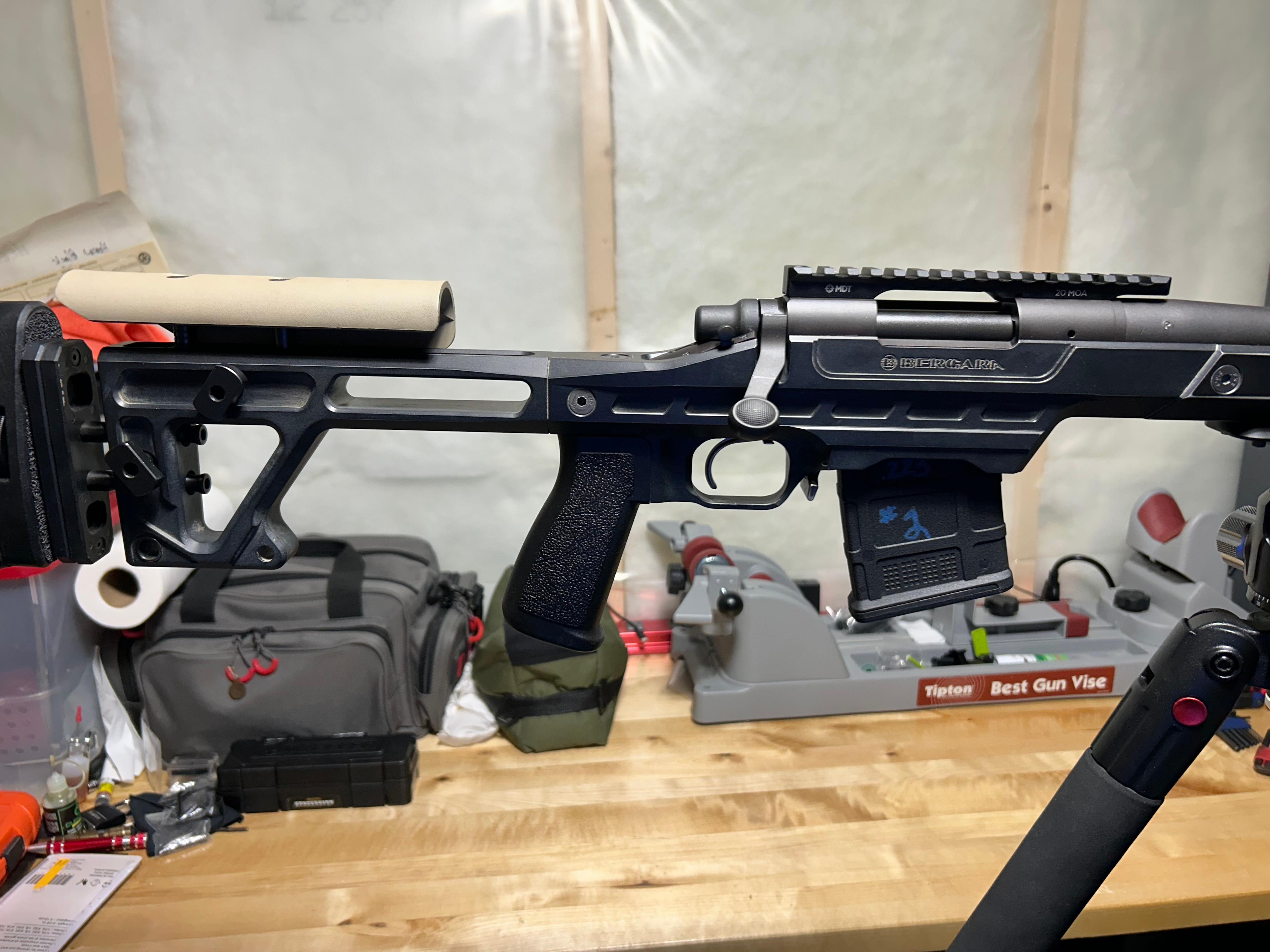 Photo of Remington 700 .223 in a Bergara BMP Chassis