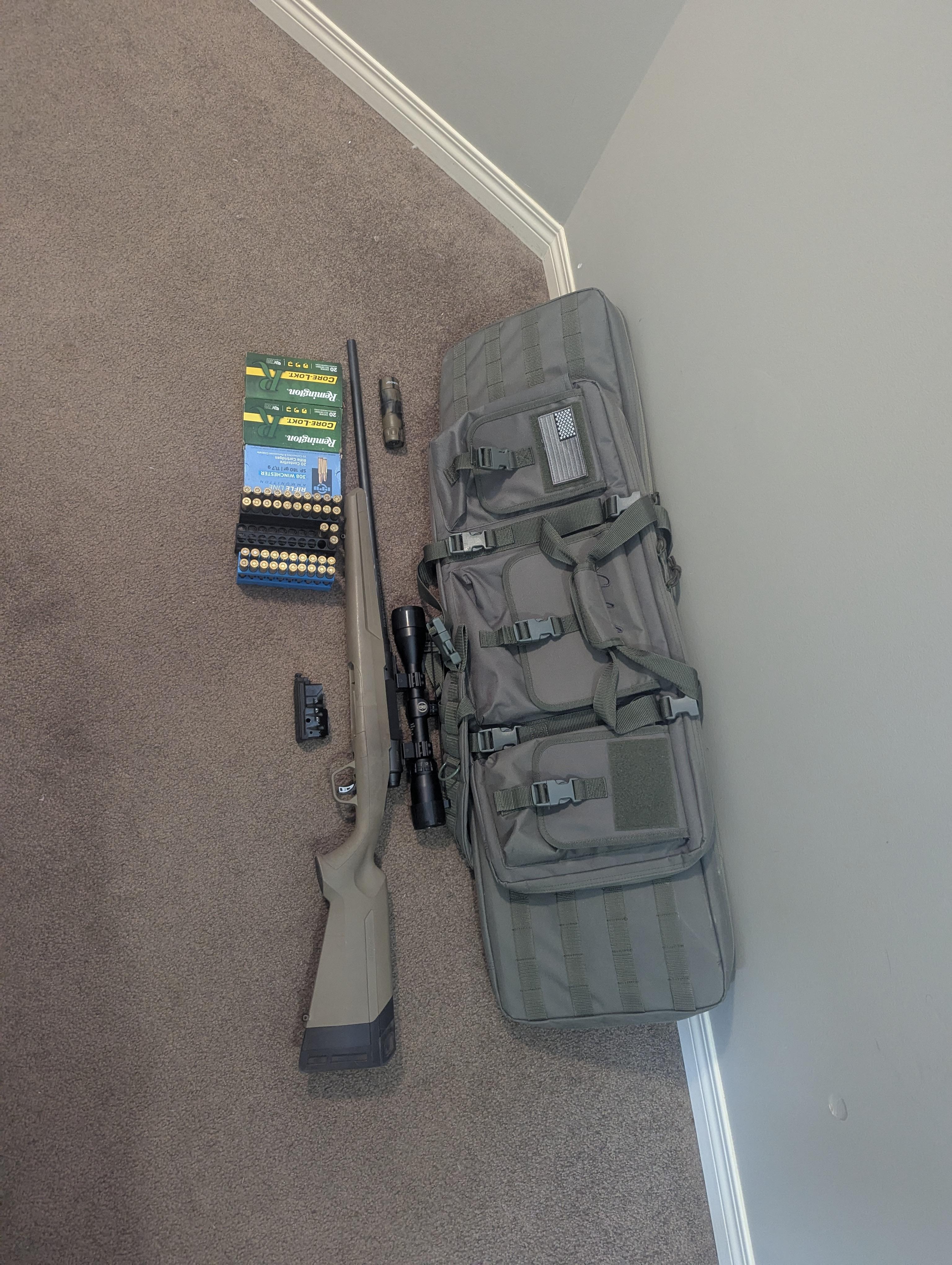 Photo of Savage Axis II XP .308 with Bullets and Accessories