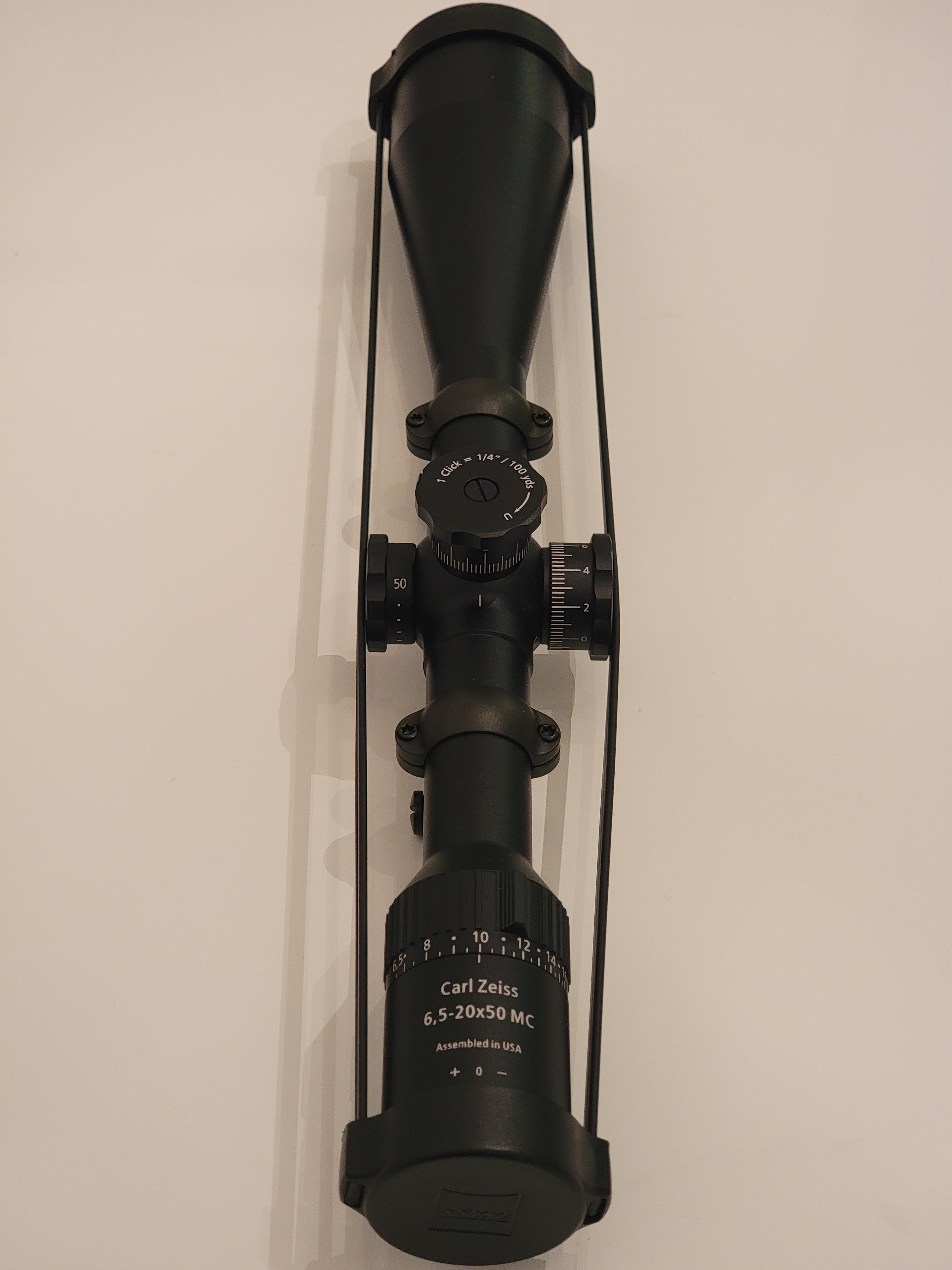 Photo of Zeiss 6.5-20x50 Conquest AO MC Riflescope with scope rings (shipping included)