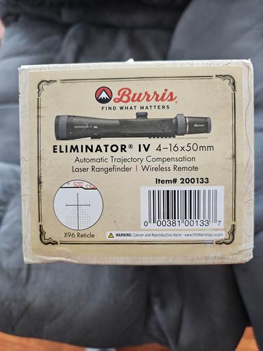 Photo of Burris eliminator 4 - 1