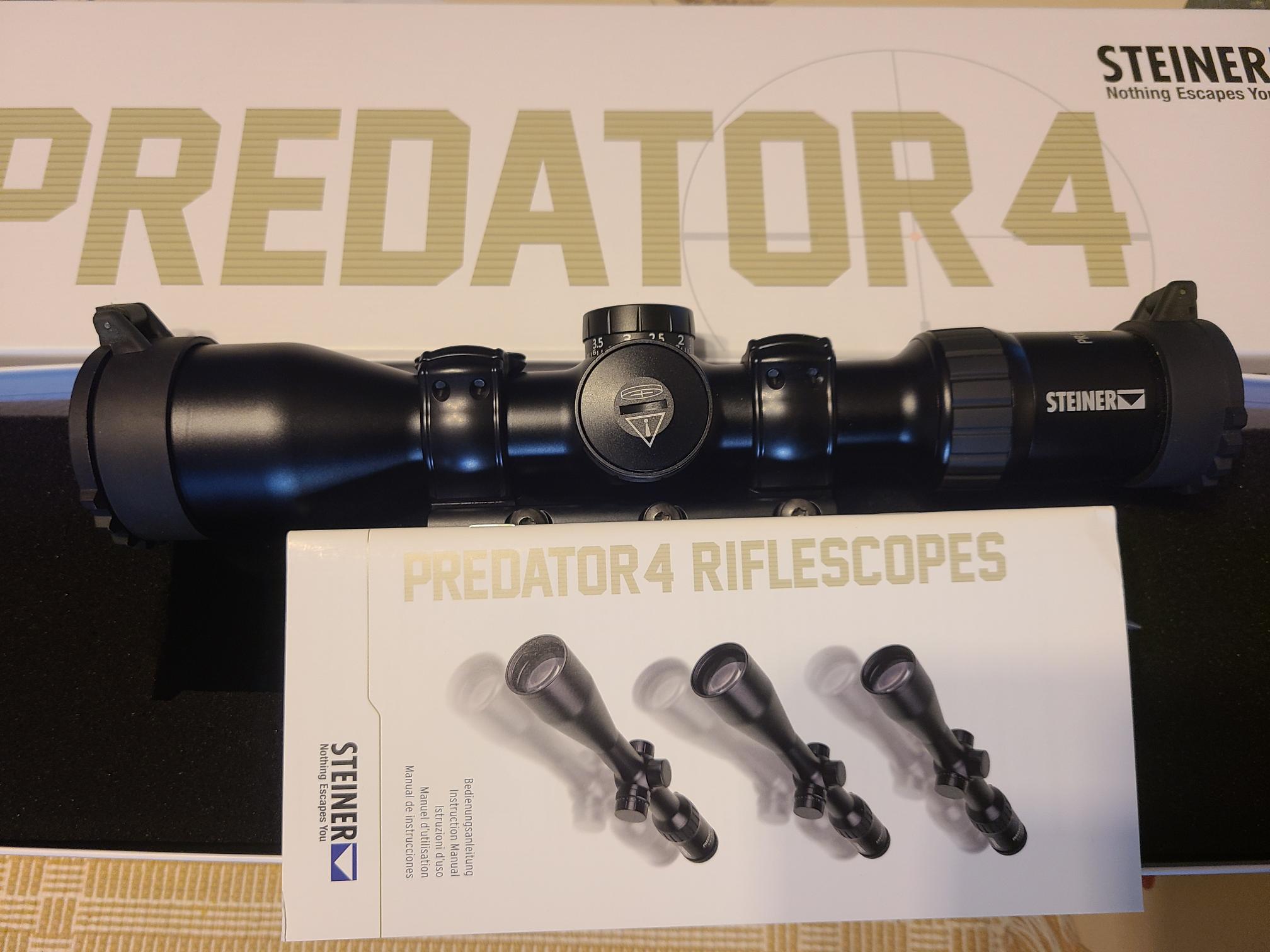 Photo of Steiner Predator 4S 4-16 x44mm E3 Reticle