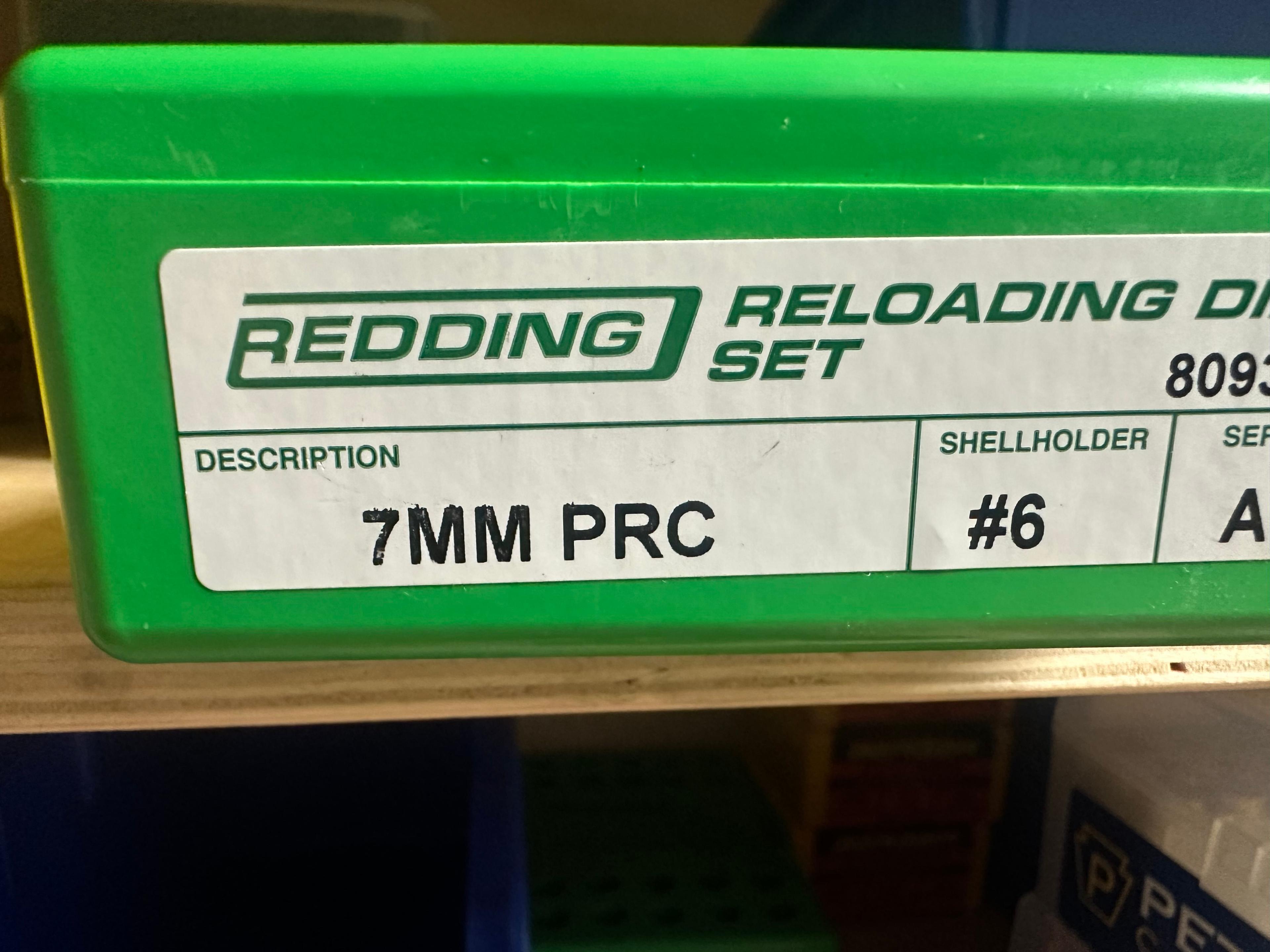 Photo of Redding 7mm PRC dies