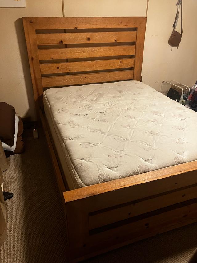 Photo of Queen size bed and bedframe