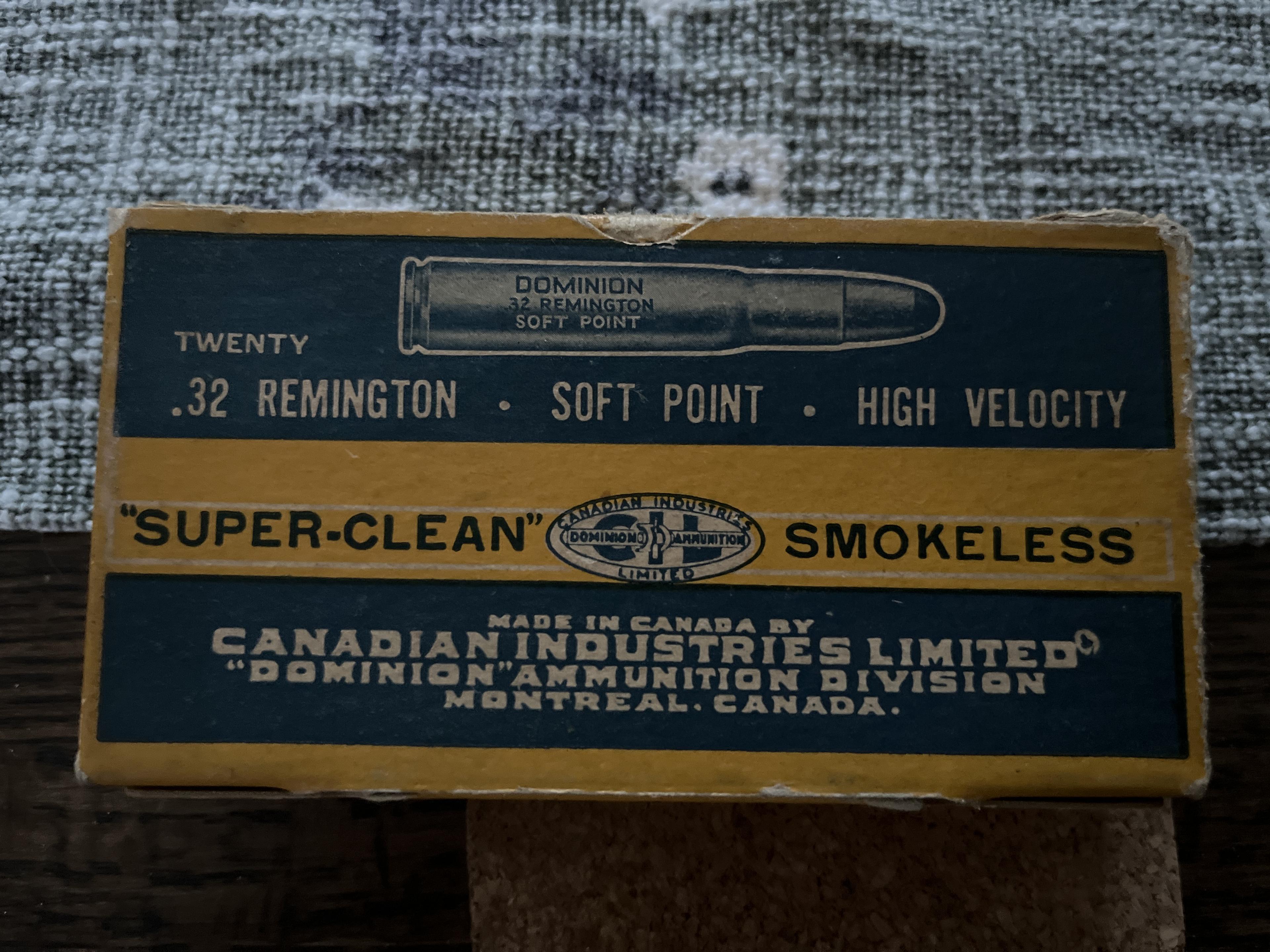 Photo of (Price reduced)Full box of CIL 32 Remington 