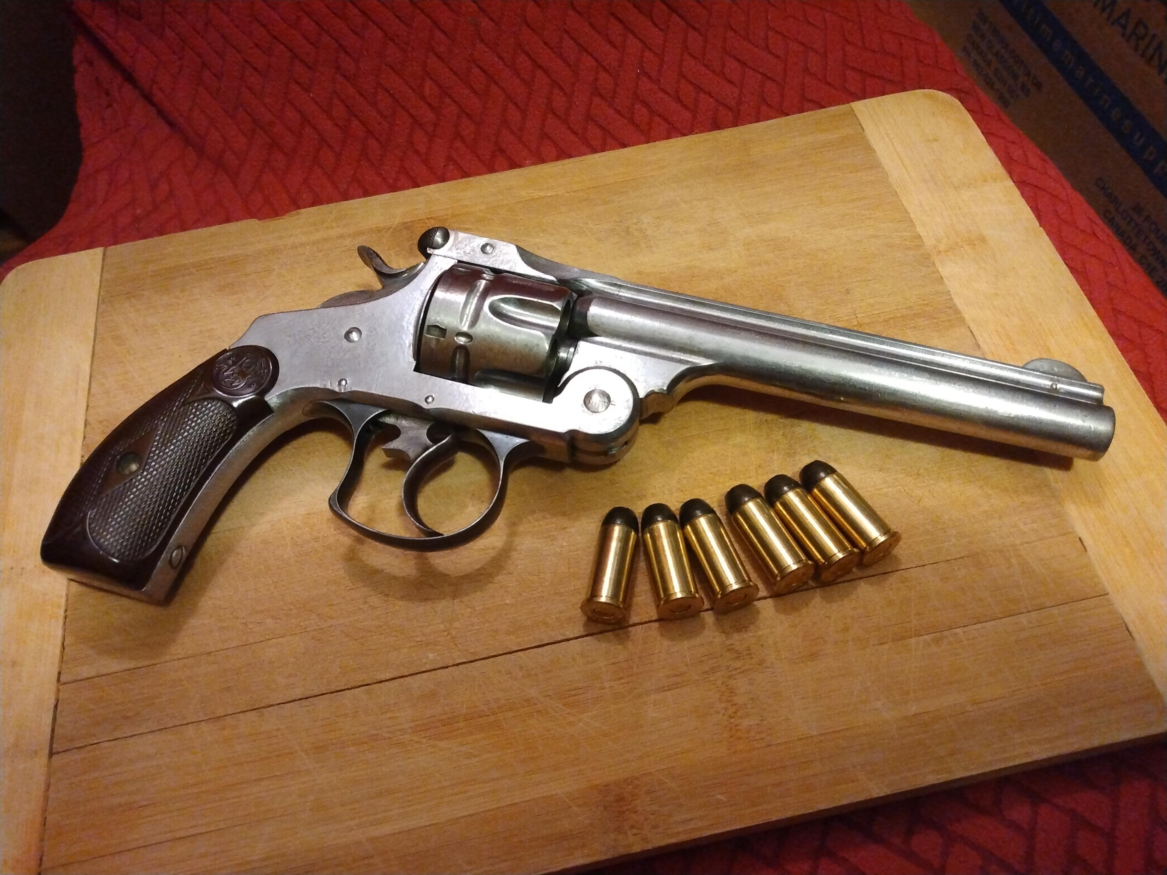 Photo of Smith & Wesson .44 Double Action Top Break Revolver, .44 Russian $4600