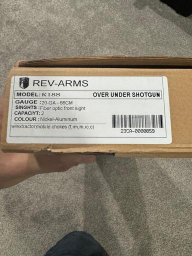 Photo of Rev-Arms 20 gauge over under new in box - 2