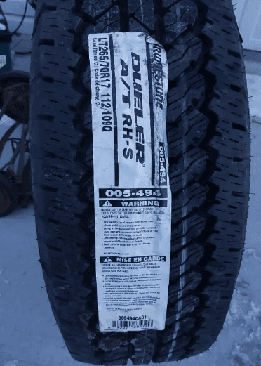 Photo of NEW LT265/70R17 tire - 2