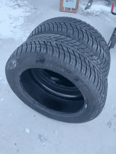 Photo of Two 195/55R16 winter tires - 1