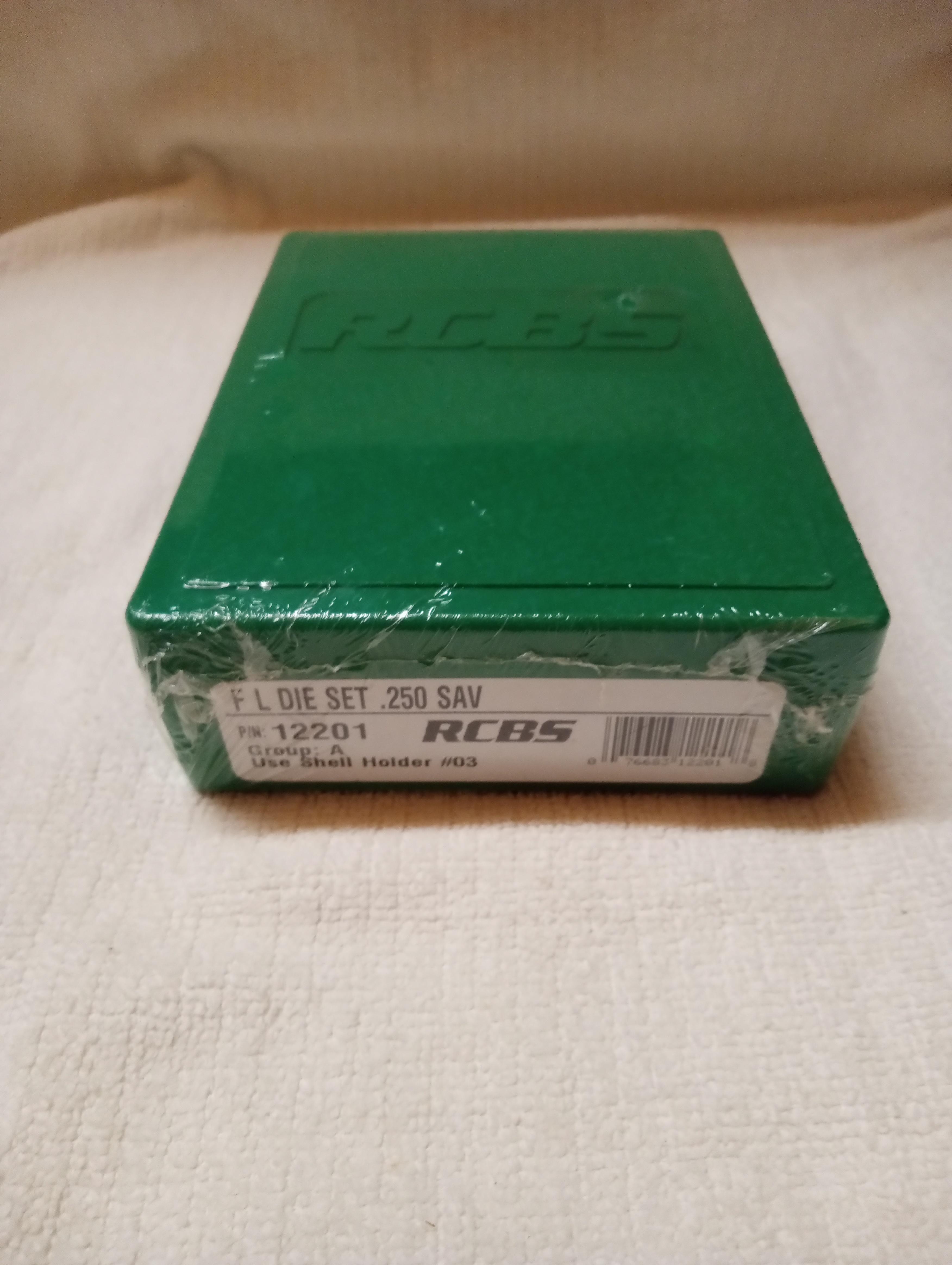 Photo of 250 SAVAGE 3000 RCBS NEW DIES SEALED