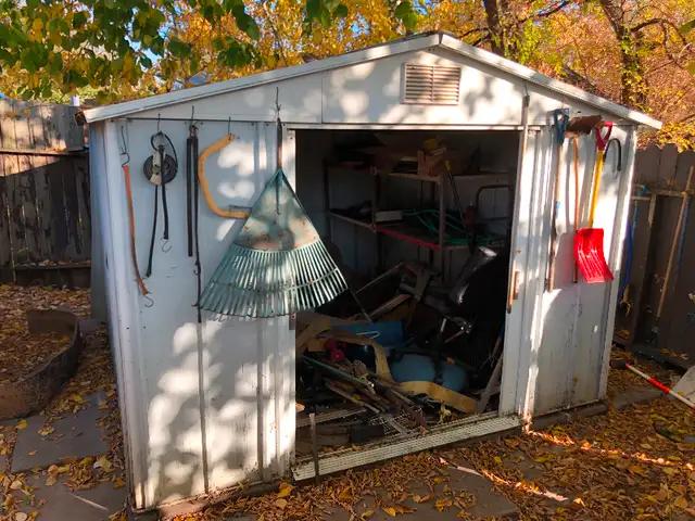 Photo of BIG Old vintage metal shed. I deliver