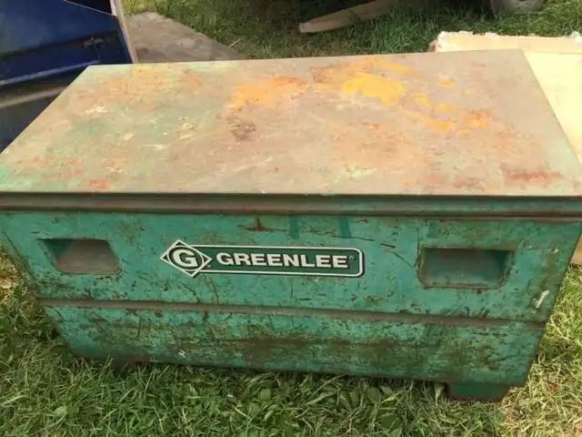 Photo of I deliver! Vintage Tool Gang Greenlee Box trunk chest