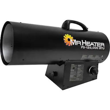 Photo of I deliver! Mr. Heater Forced Air Propane- 75,000-125,000 BTU/Hr - 1