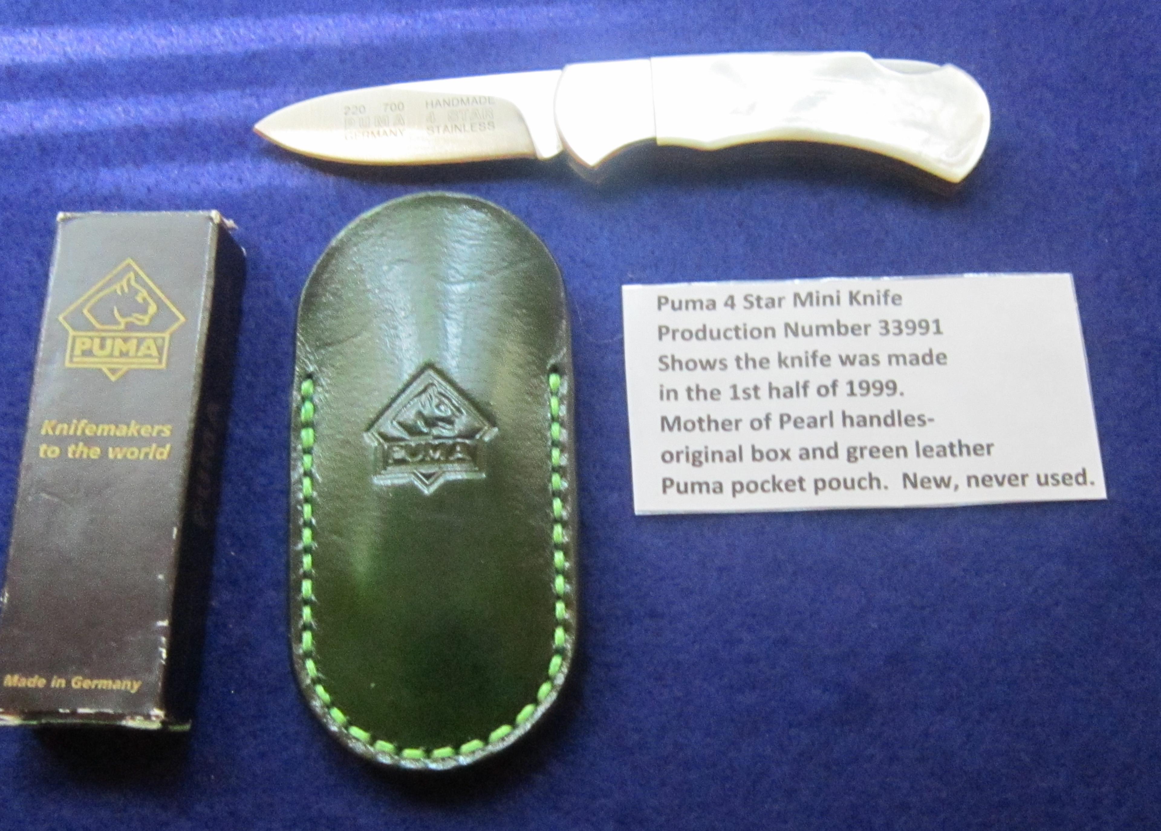 Photo of Puma Mini 4 star Knife-Pearl