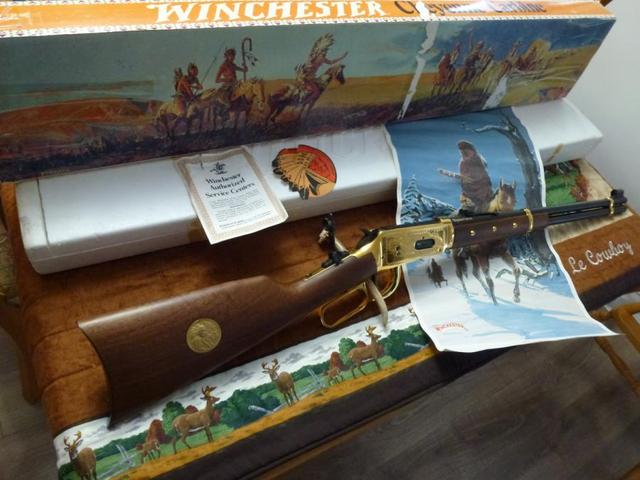 Photo of ***FREE SHIPPING***NEW IN BOX***UNFIRED***44/40 WINCHESTER 94 CHEYENNE COMMEMORATIVE