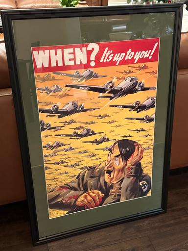 Photo of WW2 British/German Propaganda Poster 24”x36” - 2