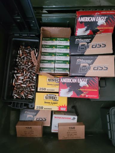 Photo of 1125x rounds of 9mm fmj - 1