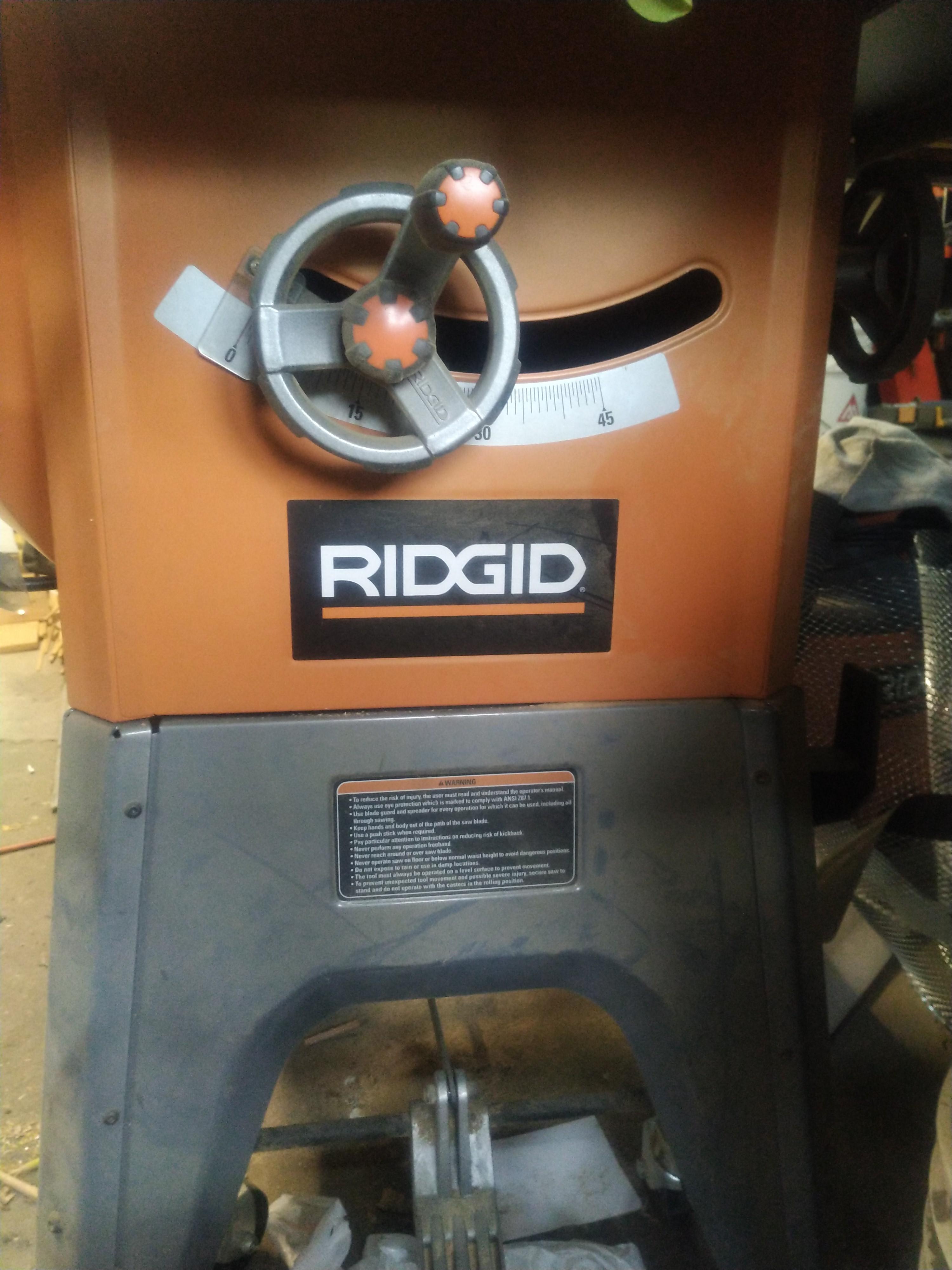 Photo of Ridgid Table Saw