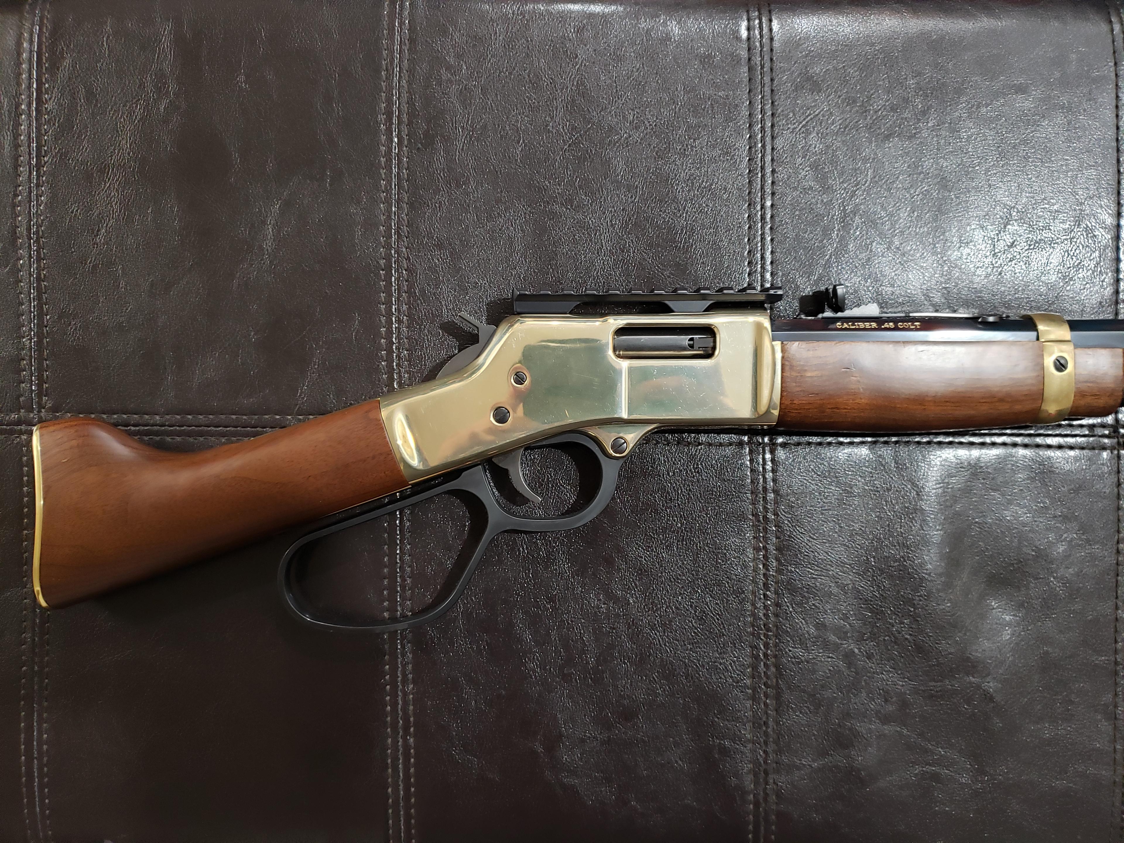 Photo of Henry Big Boy Bass Mare's Leg .45 Colt Lever-Action Rifle w/ Rail