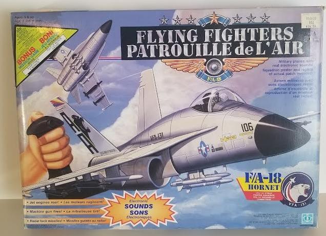 Photo of 1989 Vintage  F/A-18 Hornet Flying Fighters by Hasbro - Very Rare