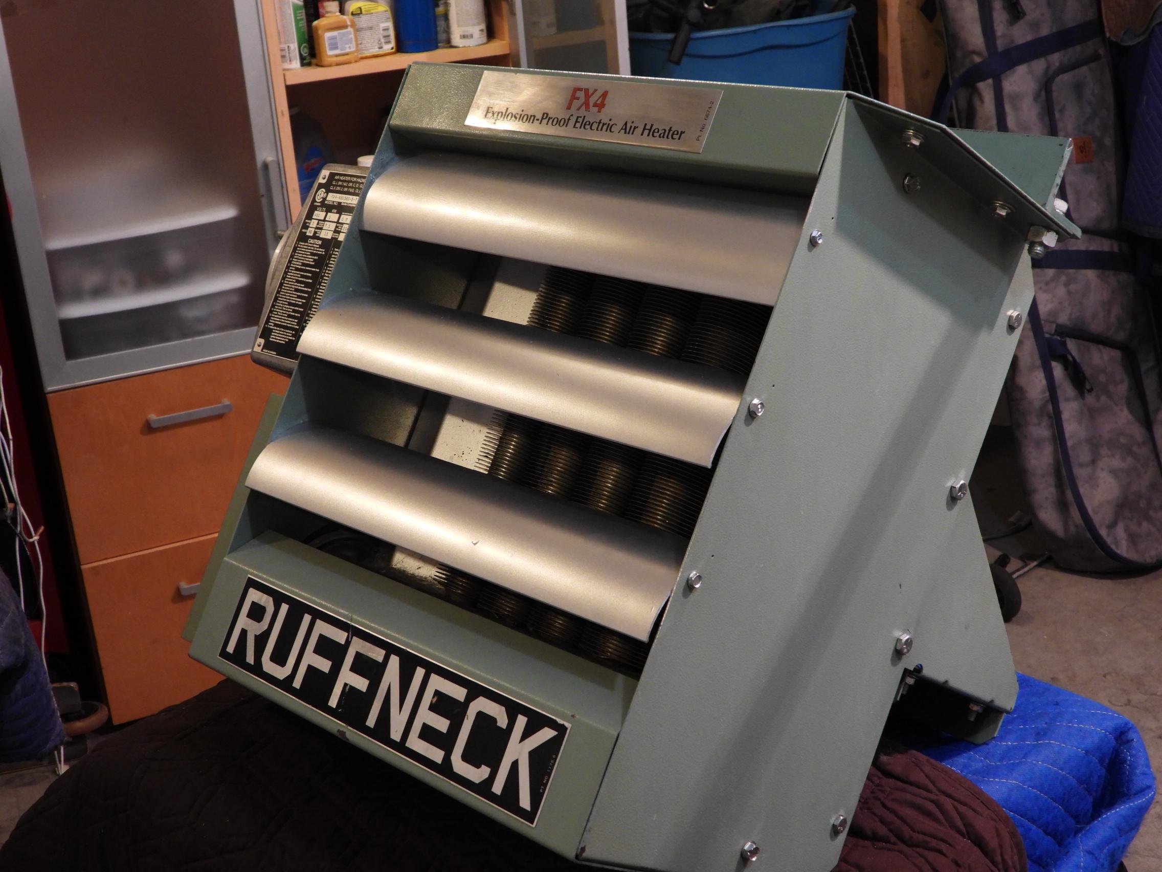 Photo of RUFFNECK FX4 Explosion Proof Air Heater. Built In Calgary W/ Canadian Parts, Not Cheap Crap