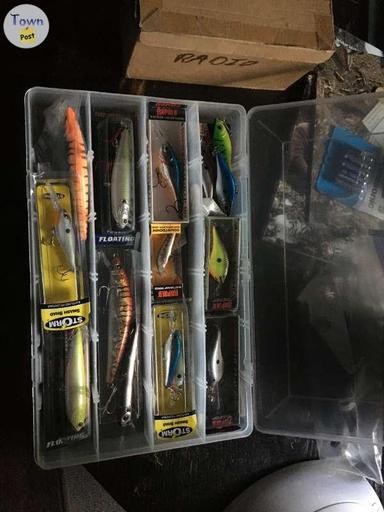 Photo of A Box Of Brand New Plugs  and Jigs For Sale - 1