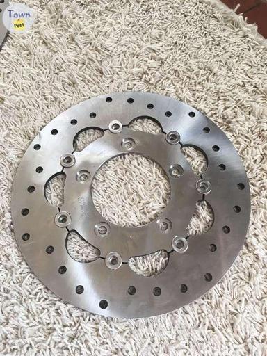 Photo of Harley-Davidson VRSC Oem brake rotor set (2 front, 1 rear) - 2