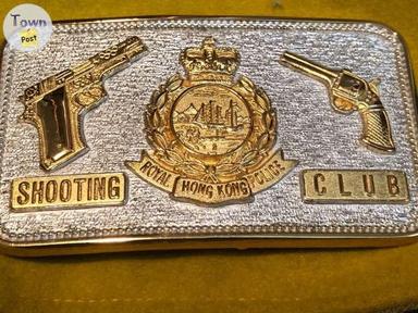 Photo of Royal Hong Kong Police shooting club belt buckle - 1