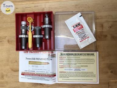 Photo of Lee Precision 7mm-08 Rem Full Length Sizing Die Set w/ crimp die **BNIB** - 1