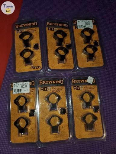 Photo of Browning Talley AB3 Medium 1inch base and rings - 1