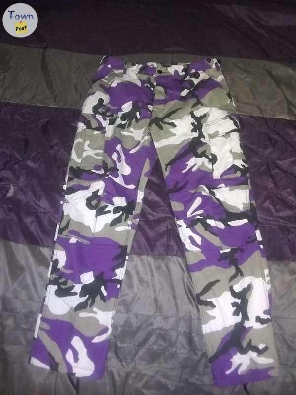 Photo of Purple camo pants 