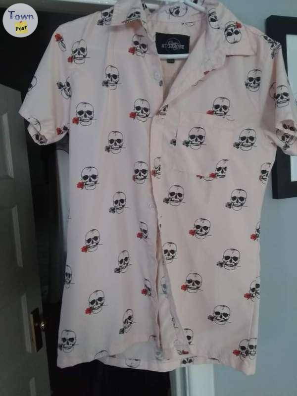 Photo of Skull design dress shirt 