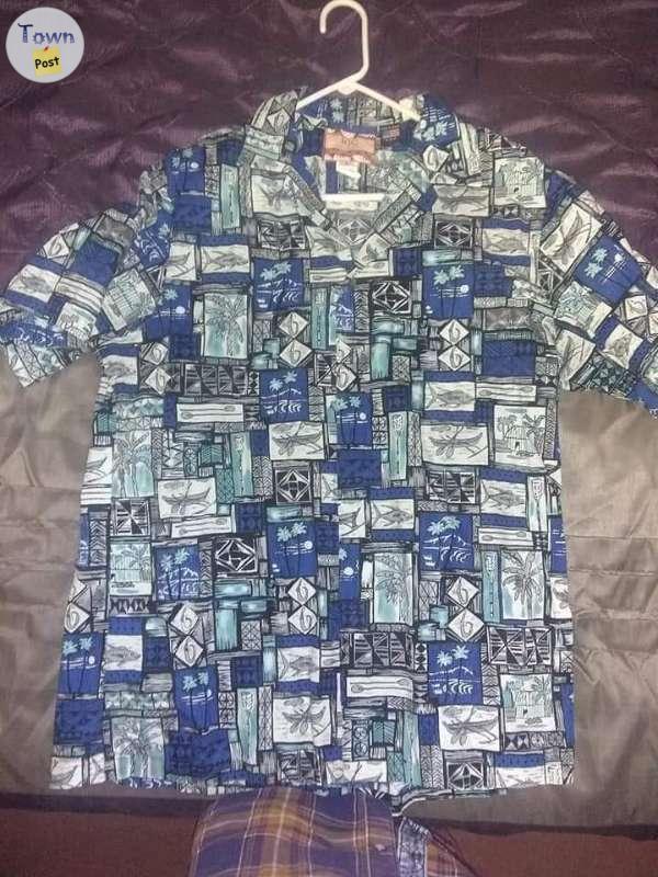 Photo of Blue Hawaiian shirt 