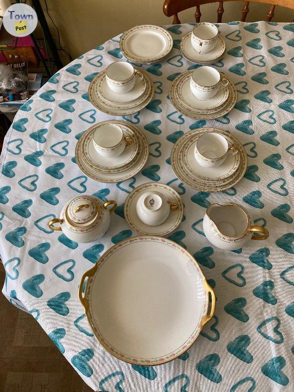 Photo of Antique Limoges Tea Set  $300