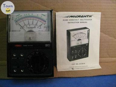 Photo of MICRONTA RADIO SHACK multitester #22-201A near mint - 2