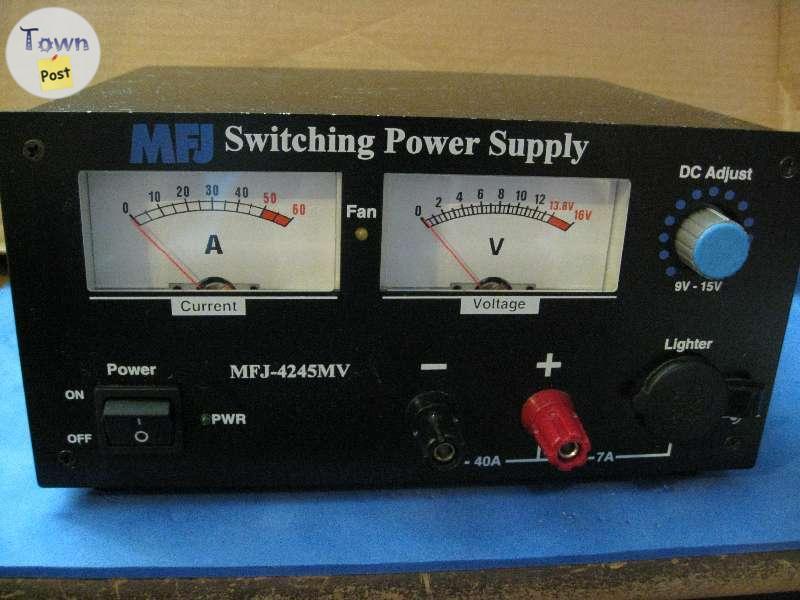 Photo of MFJ-4245MV SWITCHING POWER SUPPLY 45AMPS HAM RADIO OR CB RADIO