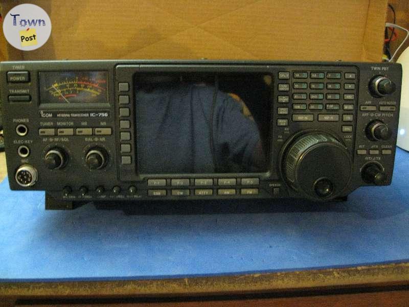 Photo of Icom 756 transceiver HAM RADIO