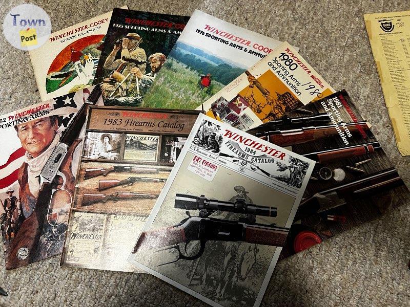 Photo of Vintage Winchester catalogues