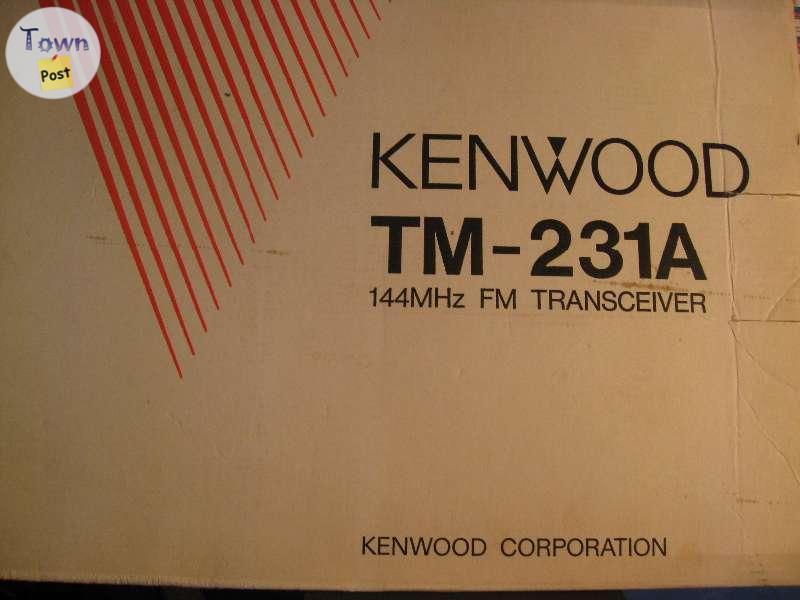 Photo of KENWOOD ham radio TM-231A VHF 2 meters