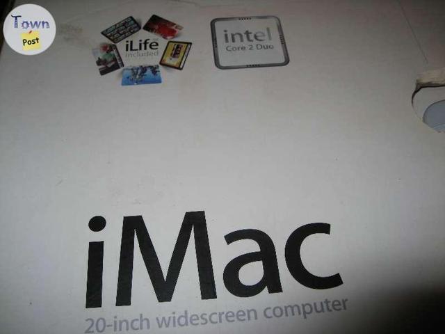 Photo of APPLE IMAC SILVER 20 inch WIDE SCREEN