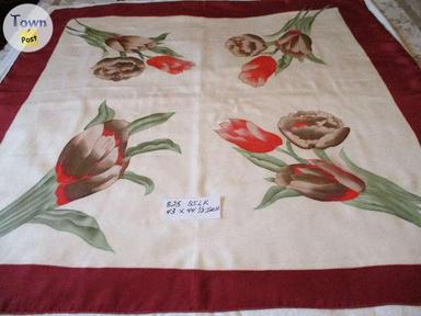 Photo of PRICE DROP to $20 Each ~ 3 UNIQUE ~ 100% SILK SCARVES - 1