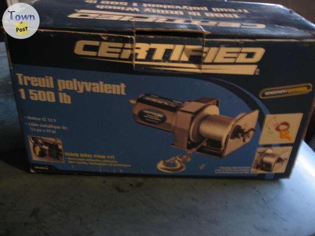 Photo of CERTIFIED BRAND NEW IN BOX 1500 LB ATV WINCH