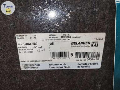 Photo of BELANGER VALENCIA 31" x 23" COUNTERTOP w/ 2 ENDCAP SETS - 2