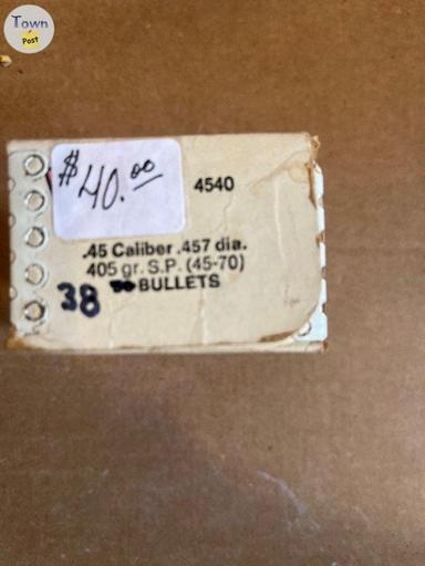 Photo of Winchester 45 cal bullets(.457) - 1