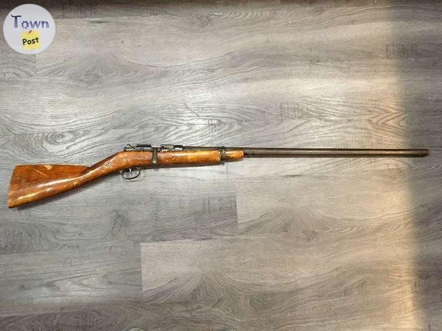 Photo of 12 gauge French Chassepot single shot bolt action (old converted musket)