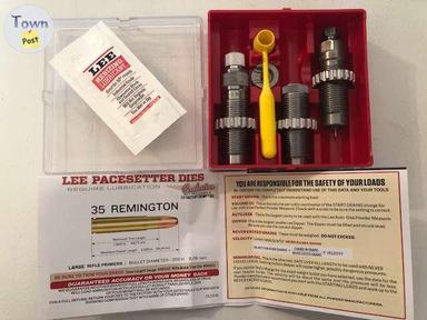 Photo of Lee Precision 35 Remington Full Length Sizing Die Set w/ Crimp Die **BNIB** - 1