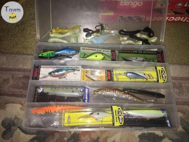 Photo of Fishing Box and New Lures  For Sale - 1