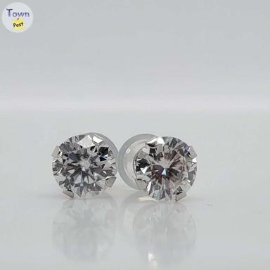 Photo of White Gold Moissanite Ear rings - 1